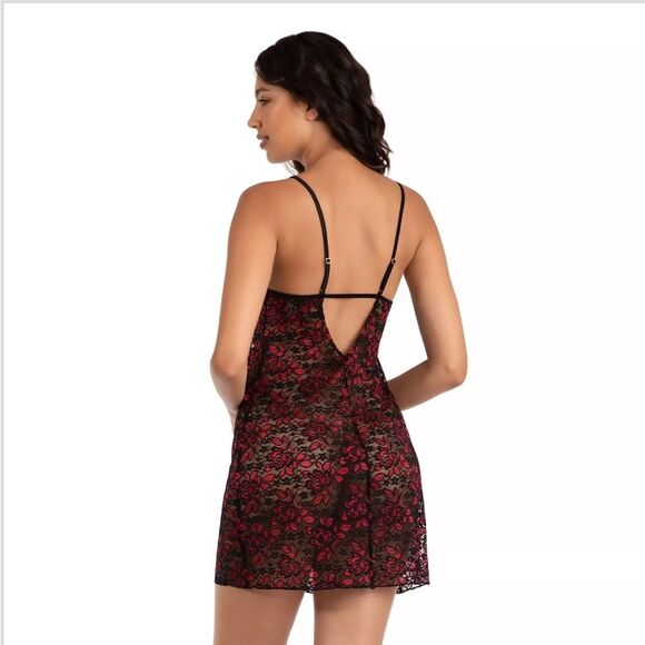 Valentines Day Y2K 00’s Vintage Feel Lace Chemise - Sz Large - Picture 3 of 9